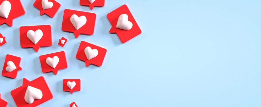 Like heart buttons for social media to help determine AI slip on LinkedIn.