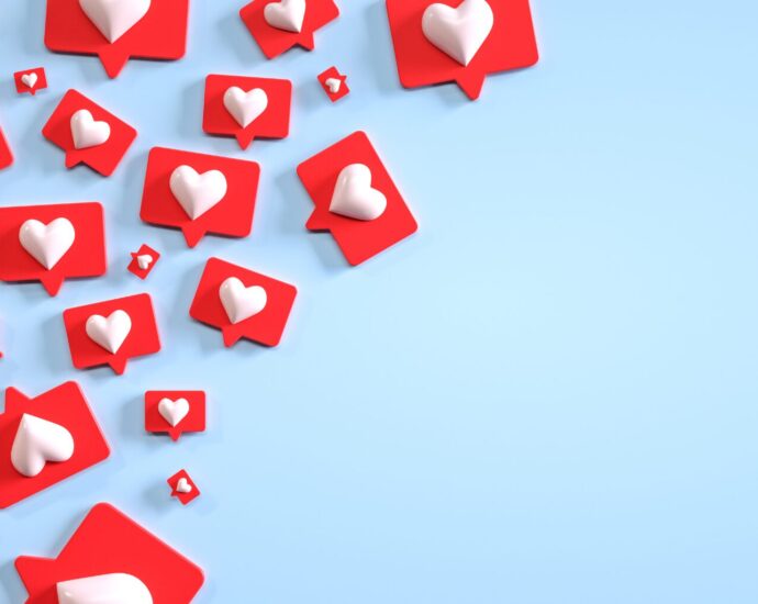 Like heart buttons for social media to help determine AI slip on LinkedIn.
