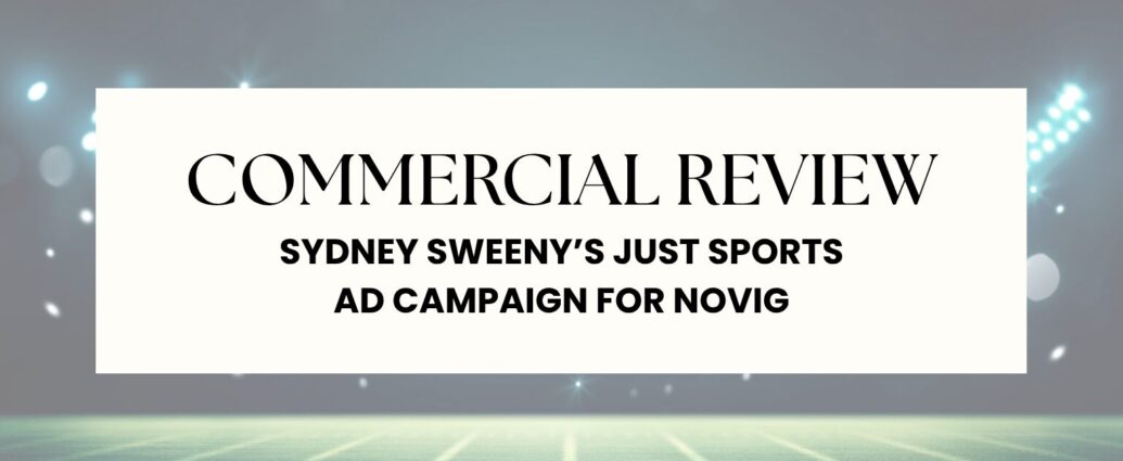 Sydney Sweeney in Novig's Just Sports advertising campaign