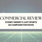 Sydney Sweeney in Novig's Just Sports advertising campaign